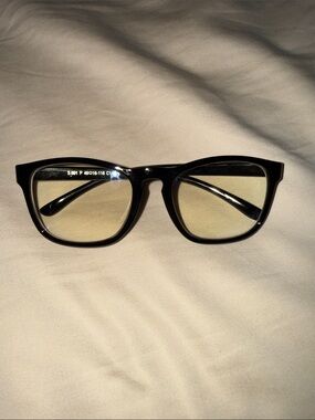 NWOT Dollger Kids Black Square Frame Blue Light Glasses